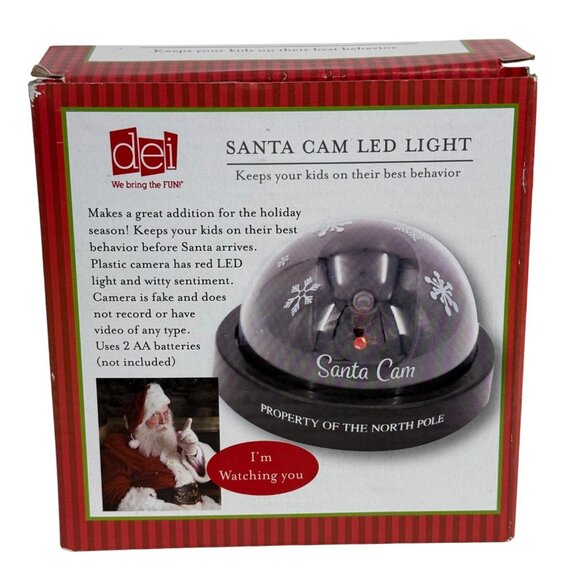 Christmas Santa Cam Kids Holliday Decor Fake Camera Elf Surveillance Toy Prank - Picture 5 of 9